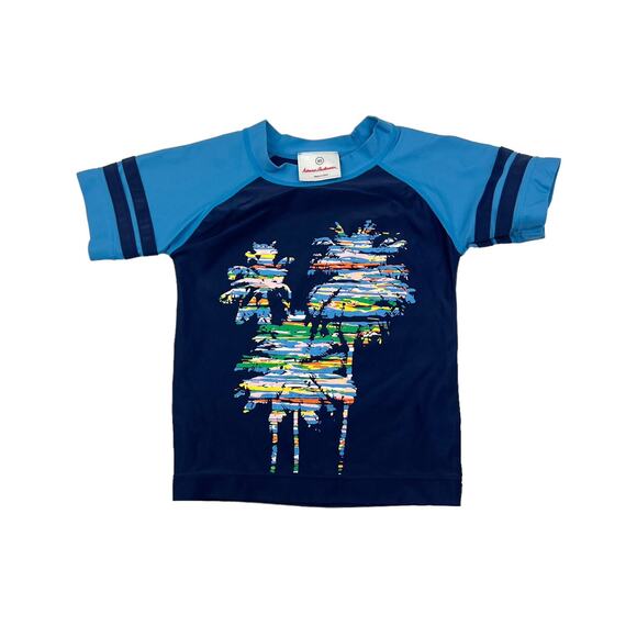 Hanna Andersson Palm Trees Swim Rash Guard - Picture 1 of 6